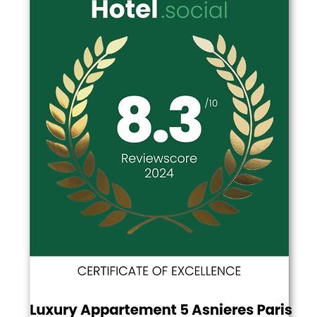 Luxury Appartement 5 Asnieres Paris Exterior foto