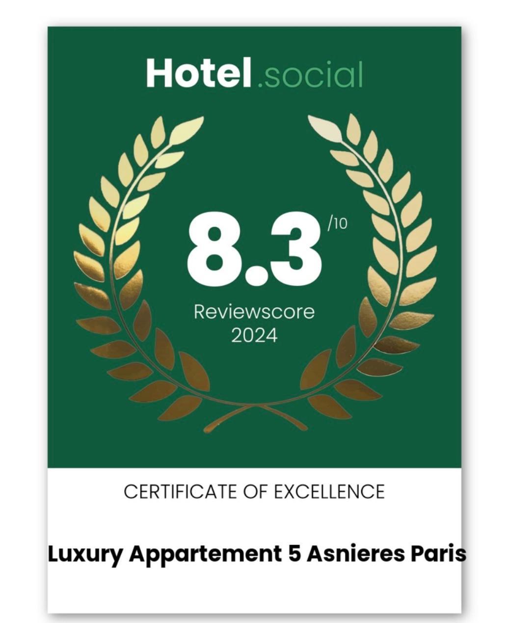 Luxury Appartement 5 Asnieres Paris Exterior foto